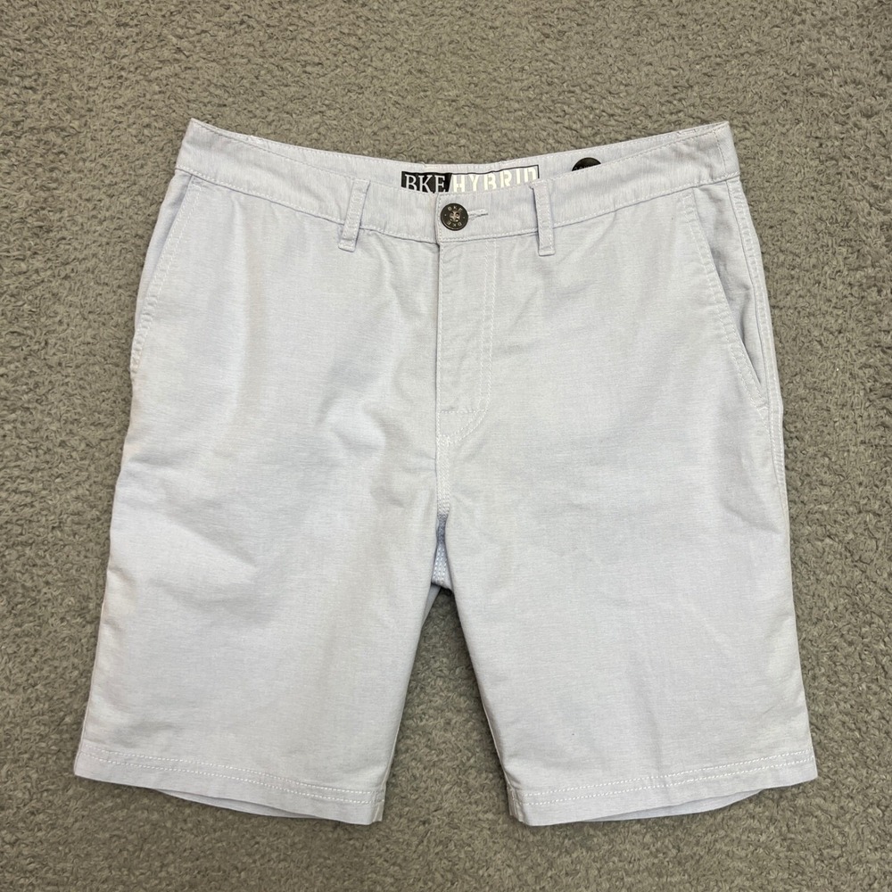 BKE‎ Hybrid Shorts Mens 30 Light Blue Excellent Tailored Casual Formal Stretch